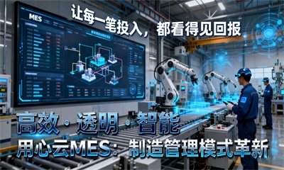 制造企业MES避坑指南：选对+做好+用活，用心云MES让投入见回报！