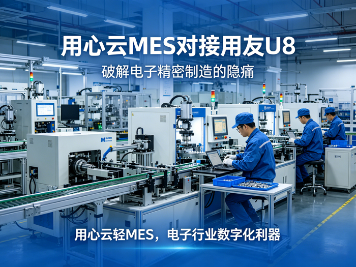 电子MES案例 | 对接用友U8实现多品种小批量生产管理-用心云