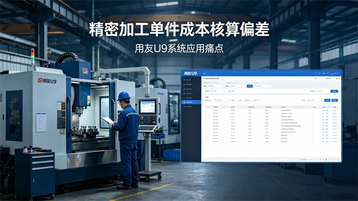 精密加工车间，算不清单件成本、追不全产品履历？这家企业用MES给U9装上了“数据抓手”