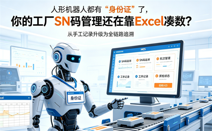 人形机器人都有“身份证”了！你的产品还在“裸奔”吗？SN码序列号管理已成制造业“必答题”！